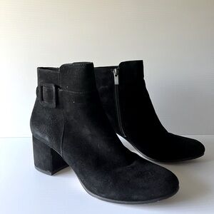 Saks Fifth Avenue Black Ankle Boots